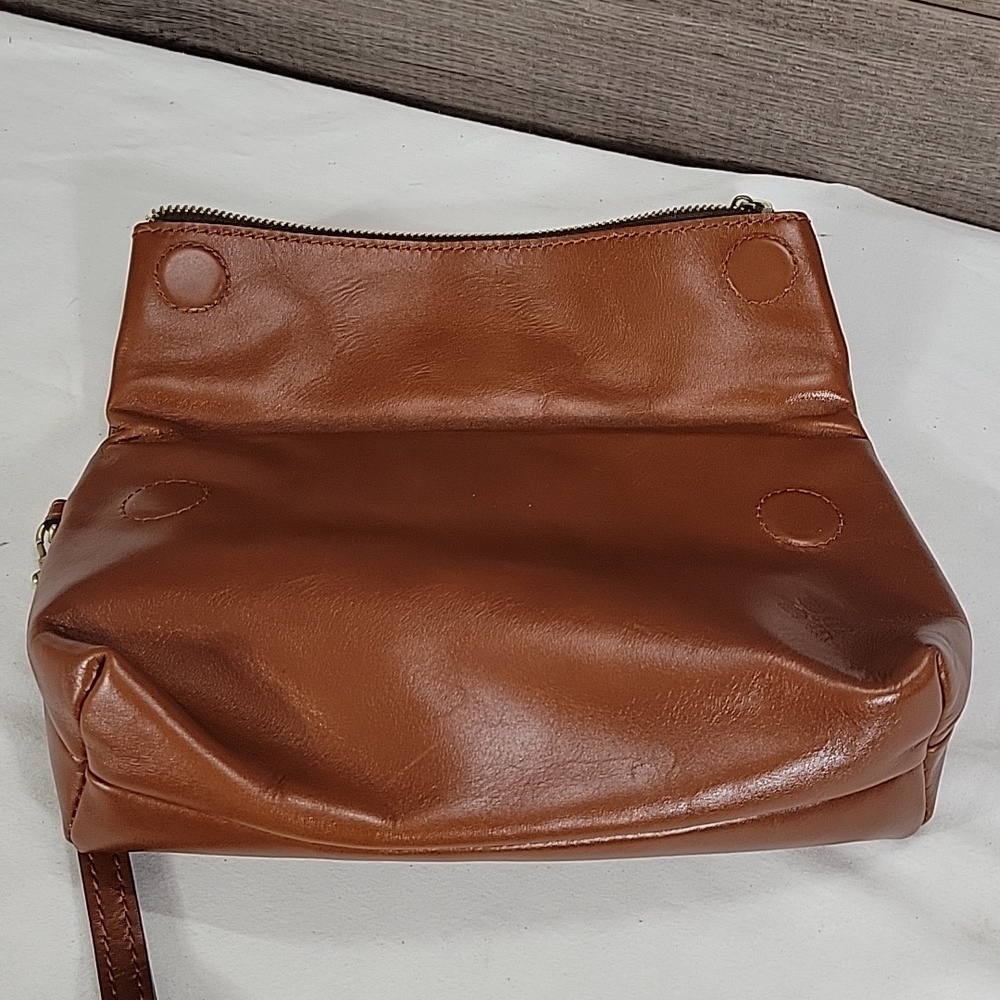 Patricia Nash Brown Leather Wristlet Clutch Handbag - Picture 6 of 12